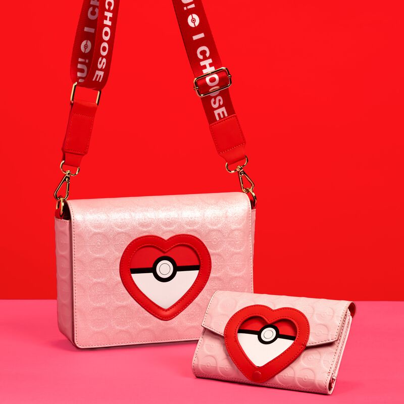 Pok&eacute;mon Exclusive I Choose You Hearts Crossbody Bag, , hi-res view 3